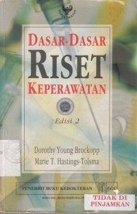 Dasar-dasar riset keperawatan