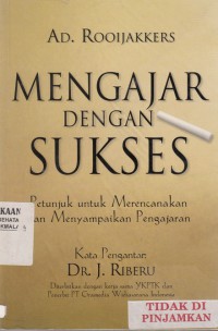 Mengajar dengan Sukses