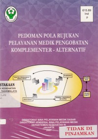 Pedoman Pola Rujukan Pelayanan Medik Pengobatan Komplementer-Alternatif