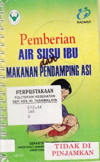 Pemberian Air Susu Ibu dan Makanan Pendamping ASI