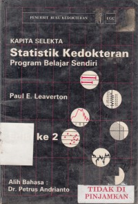 Kapita Selekta Statistik Kedokteran