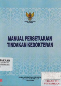 Manual persetujuan tindakan kedokteran