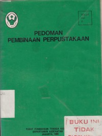 Pedoman pembinaan perpustakaan