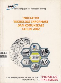 Indikator teknologi informasi dan komunikasi tahun 2002