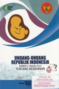 Undang-undang Republik Indonesia nomor. 4  tahun 2019 tentang kebidanan