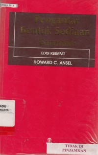 Pengantar bentuk sediaan farmasi (1989)