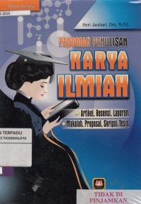 Pedoman penulisan karya ilmiah