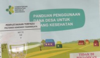 Panduan penggunaan dana desa untuk bidang kesehatan