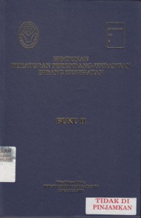 Himpunan Peraturan Perundang-Undangan Bidang Kesehatan BUKU I