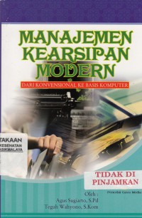 Manajemen kearsipan modern dari konvensional ke basis komputer