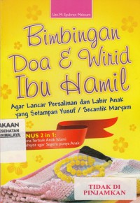 Bimbingan Doa & Wirid Ibu Hamil