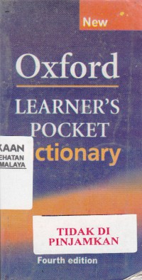 OXFORD Learner's Pocket Dictionary