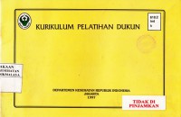 KURIKULUM PELATIHAN DUKUN