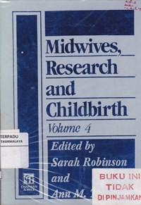 Midwives, research and childbirth Vol.4 (1996)