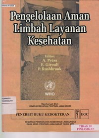 Pengelolaan aman limbah layanan kesehatan