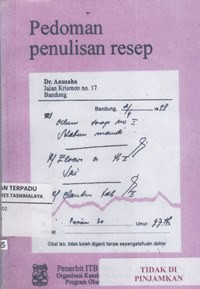 Pedoman penulisan resep